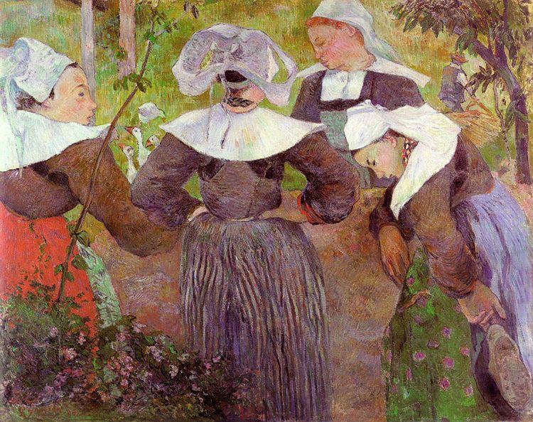 Four Breton Women, Paul Gauguin